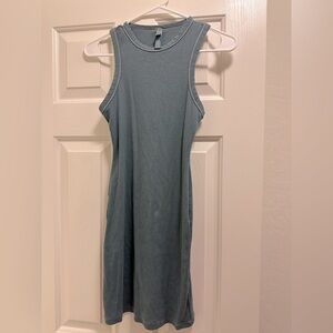 Skims Cotton Rib Tank Dress - Kyanite Sz Small